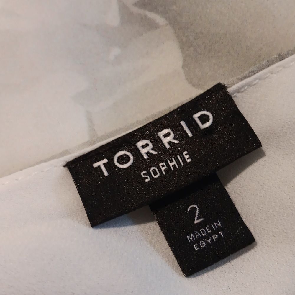 Torrid Sophie Semi-Sheer  Top - Picture 10 of 12